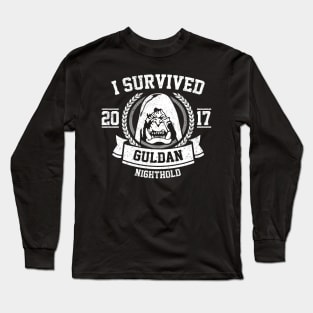 I Survived Guldan - Nighthold Raid Long Sleeve T-Shirt